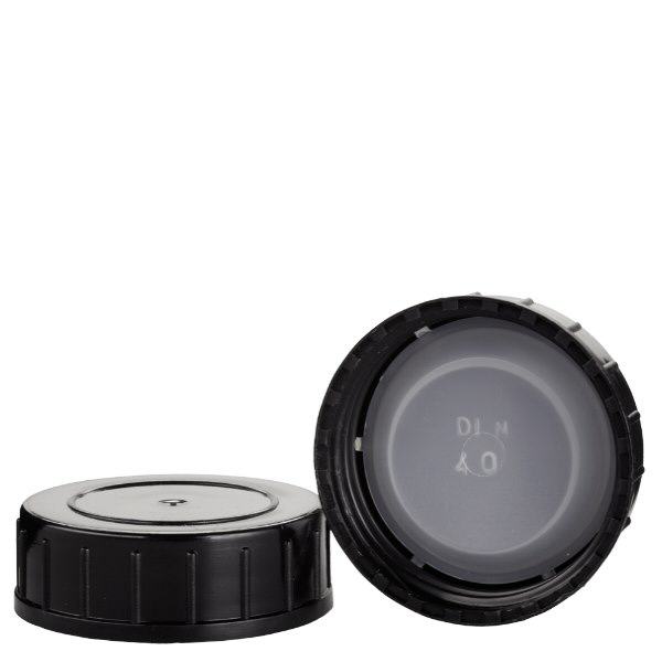 Schroefsluiting zwart van PPN 40 mm (DIN 40)