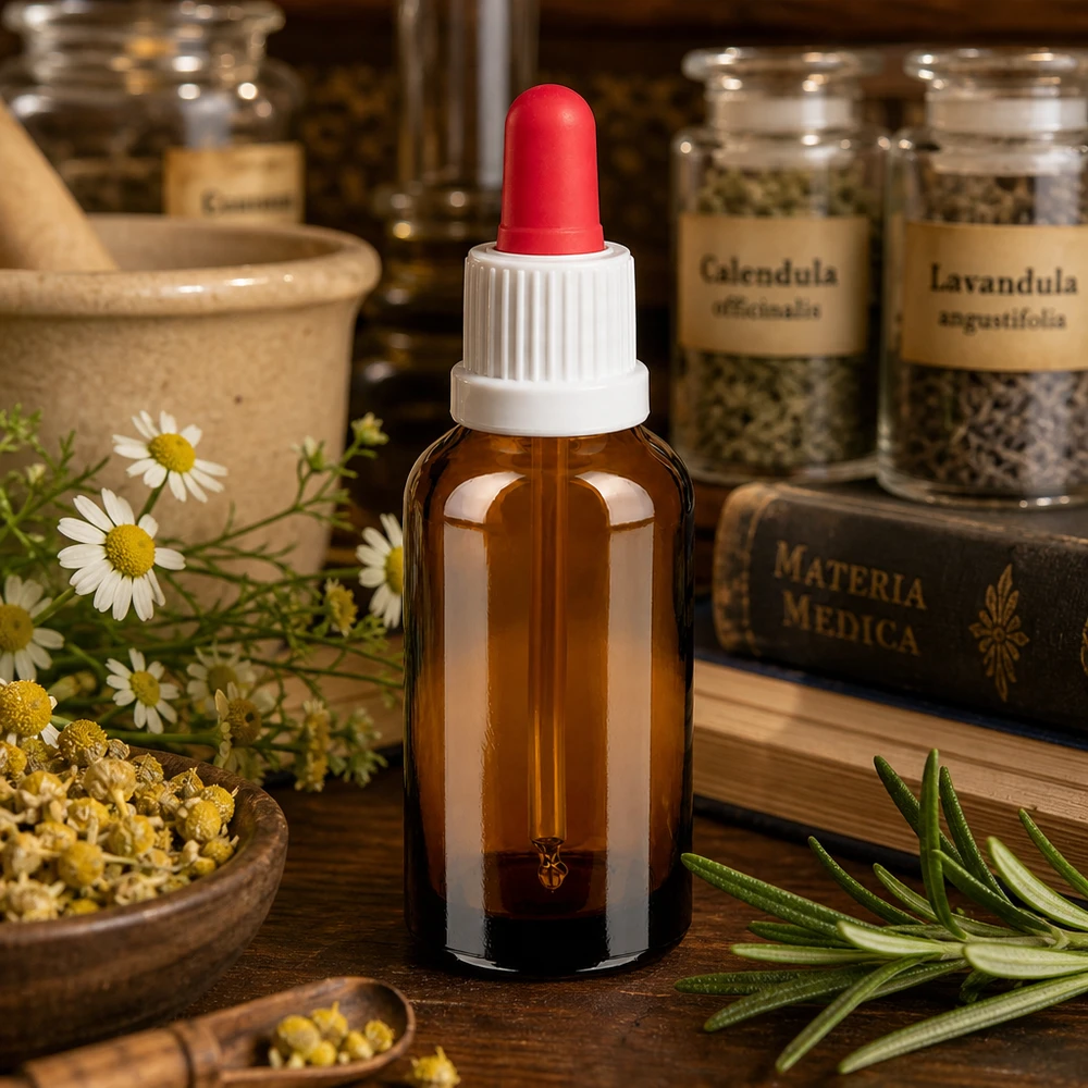 30ml pipetfles wit/rood OV BrownLine UT18/30 Farmaceutische pipetfles 30ml met UT18/30 schroefdraad voor steriele vloeistoffen en medicijnen