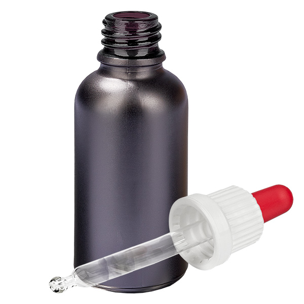 30ml pipetfles wit/rood OV BlackLine UT18/30 30ml pipetfles wit/rood OV BlackLine UT18/30