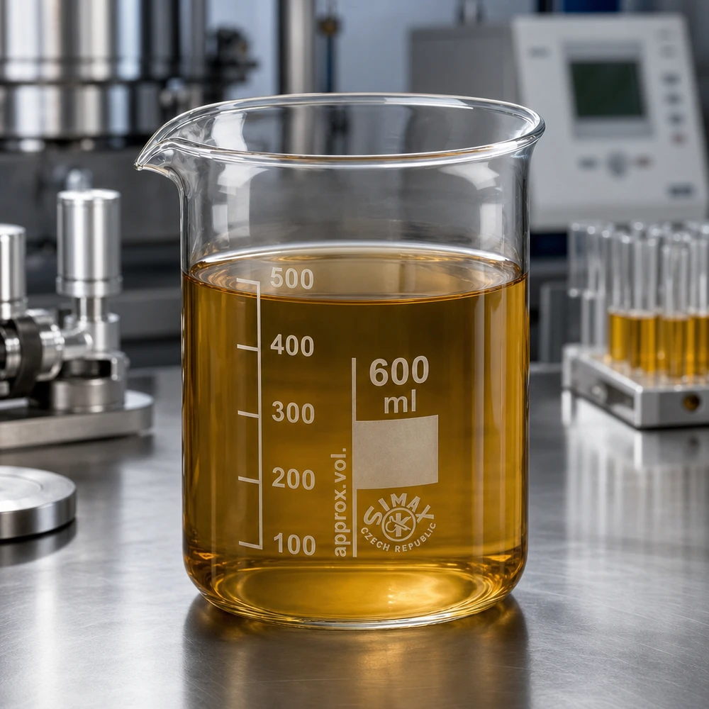 Transparante beker 600 ml met lage vorm en schenktuit van hoogwaardig borosilicaatglas