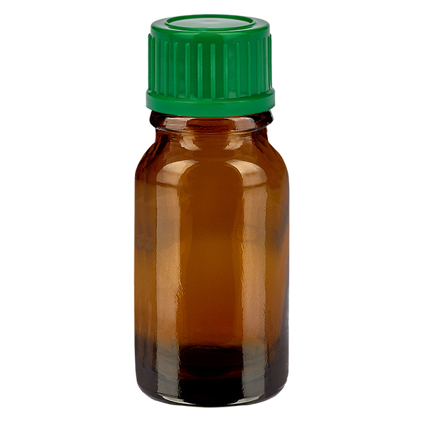 10ml flesje 11mm SV groen STD BrownLine UT18/10