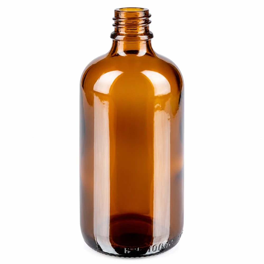 100ml fles 11mm SV blauw STD BrownLine UT18/100 Professionele laboratoriumfles van 100 ml gemaakt van UV-beschermend amberglas met precieze schroefdraad