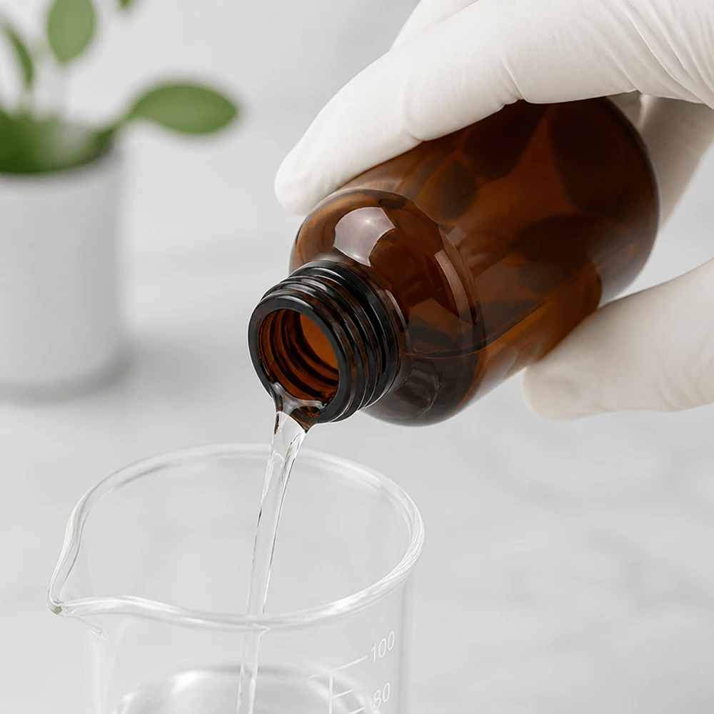 Vielseitige 100ml PET Flasche mit UV-Schutz und schwarzem Zerstäuber für Naturkosmetik Herstellung