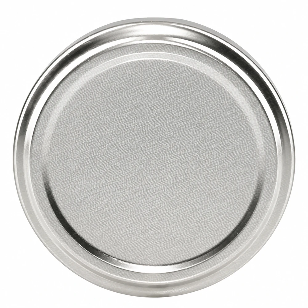 66 mm BasicSeal-deksel, zilver (TO66) UNiTWIST 66 mm zilveren TO66-schroefdeksel BasicSeal UNiTWIST voor jampotten