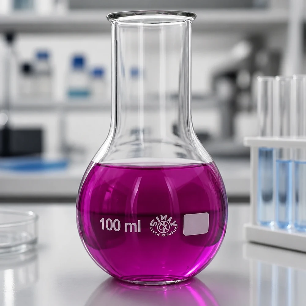 Professionele laboratoriumkolf van 100 ml met ergonomisch ontwerp voor veilig gebruik