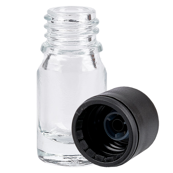 5ml flacon 6mm SV zwart STD ClearLine UT18/5 5ml flacon 6mm SV zwart STD ClearLine UT18/5