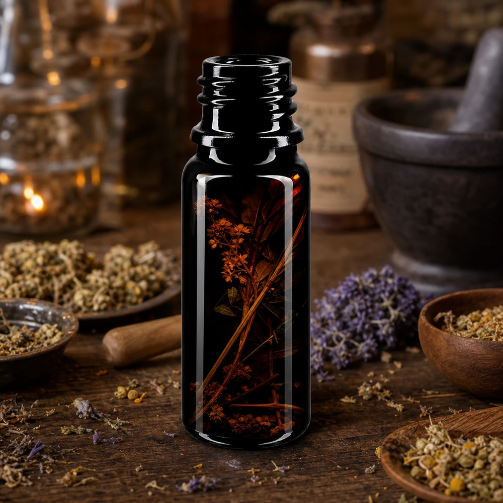 Violetglas fles 10ml DIN 18 (Mironglas) Apothekerskwaliteit Mironglas flesje 10ml DIN 18 voor het veilig bewaren van natuurlijke producten