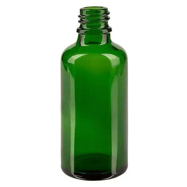 Groene glazen fles 50ml Groene glazen fles 50ml