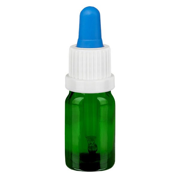 5ml pipetfles wit/blauw OV GreenLine UT18/5