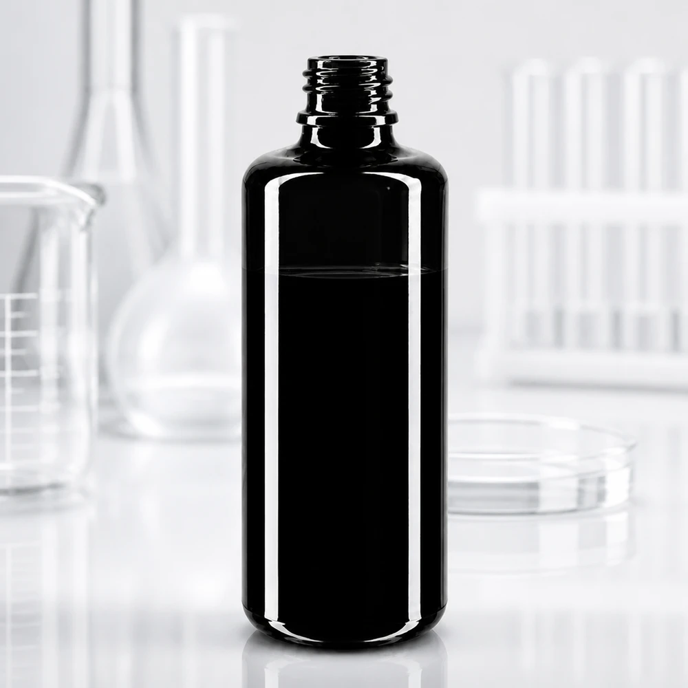 Violet glazen druppelfles Orion 50ml Miron met UV-bescherming voor gevoelige stoffen