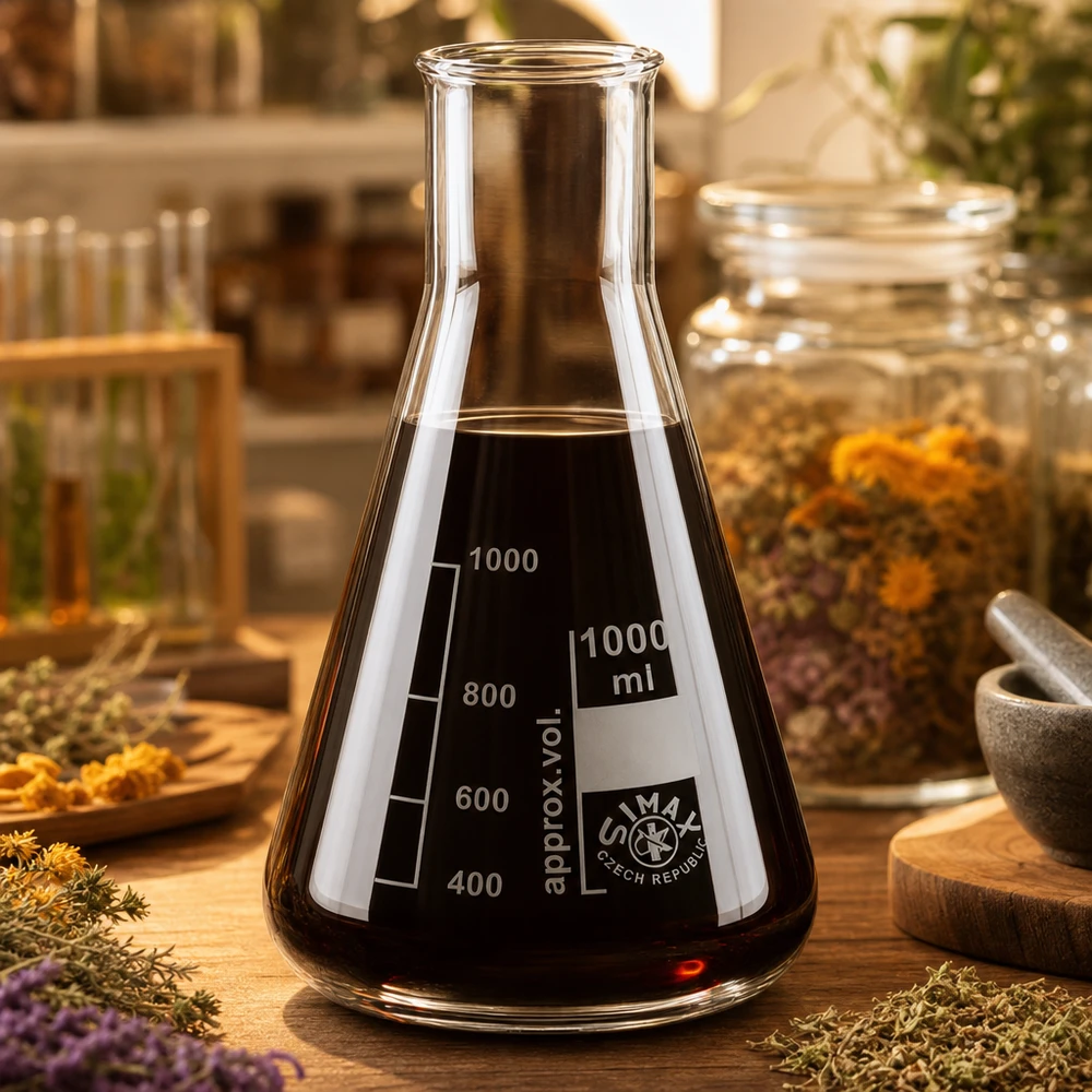 Erlenmeyer 200ml met wijde hals, perfect voor titratie- en mengprocessen in het laboratorium