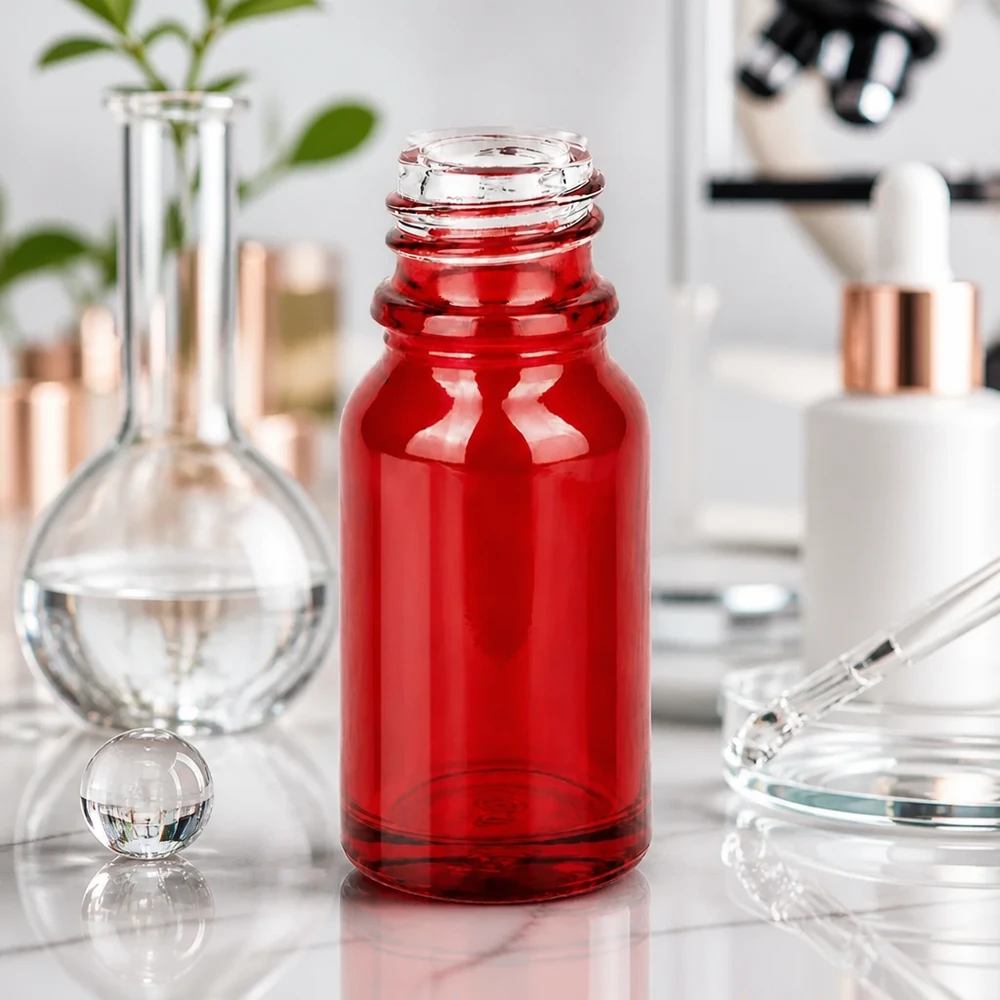 10ml RedLine apothekersfles UT18/10 van robuust glas voor het veilig bewaren van tincturen