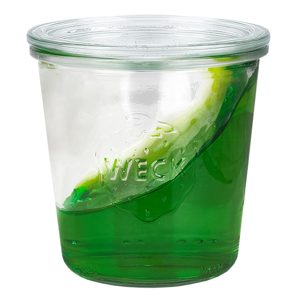 Set van 18 Weck bokalen van 580 ml met 18 glazen deksels Set van 18 Weck bokalen van 580 ml met 18 glazen deksels