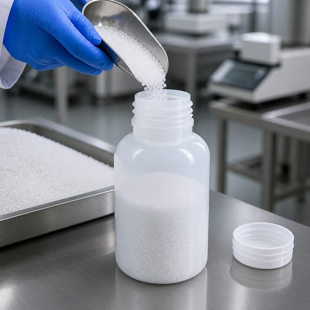 Wijde hals laboratoriumfles 250ml zonder sluiting Chemische fles van 250 ml met brede hals en zonder dop voor het veilig opslaan van korrelige stoffen