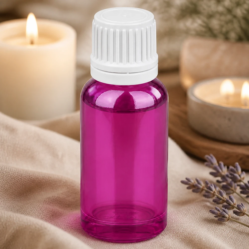 20ml PurpleLine druppelfles UT18/20 draad perfect voor doe-het-zelf cosmetica en natuurlijke remedies