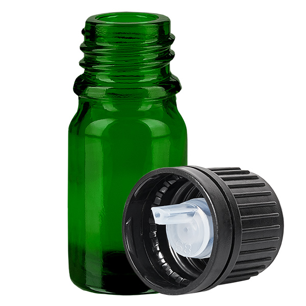 5ml Druppelflesje 1mm zwart OV GreenLine UT18/5 5ml Druppelflesje 1mm zwart OV GreenLine UT18/5