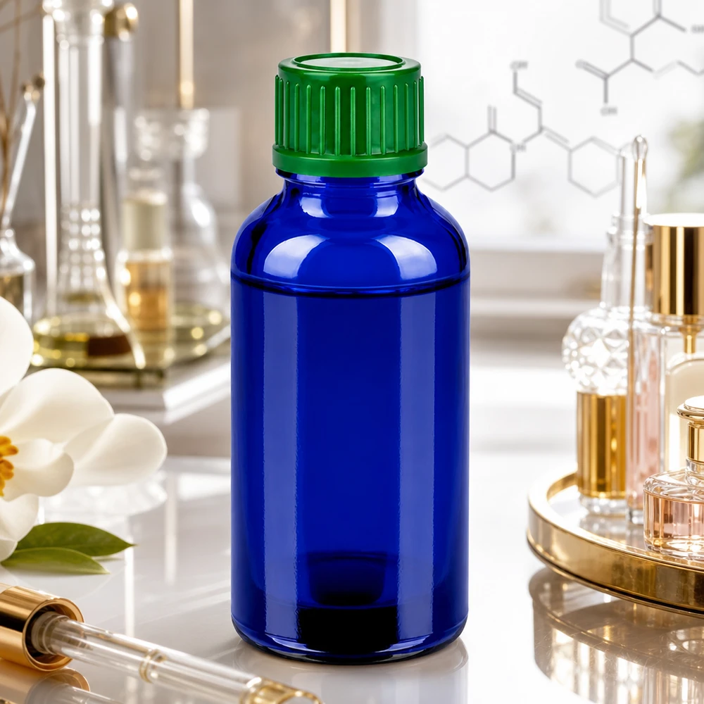 30ml fles 11mm SV groen STD BlueLine UT18/30 30ml precisieflesje met standaarddop voor wetenschappelijke en medische doeleinden