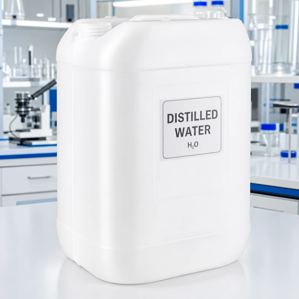 Voedselveilige jerrycan van 25 liter zonder sluiting, geschikt voor laboratoriumtoepassingen