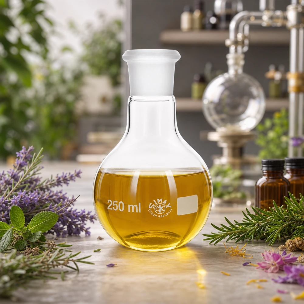 Compacte erlenmeyer 250 ml met standaard geslepen verbinding 29/32 ideaal voor kleine experimenten