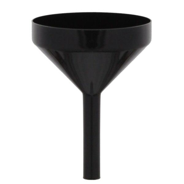 Mini trechter van metaal, zwart