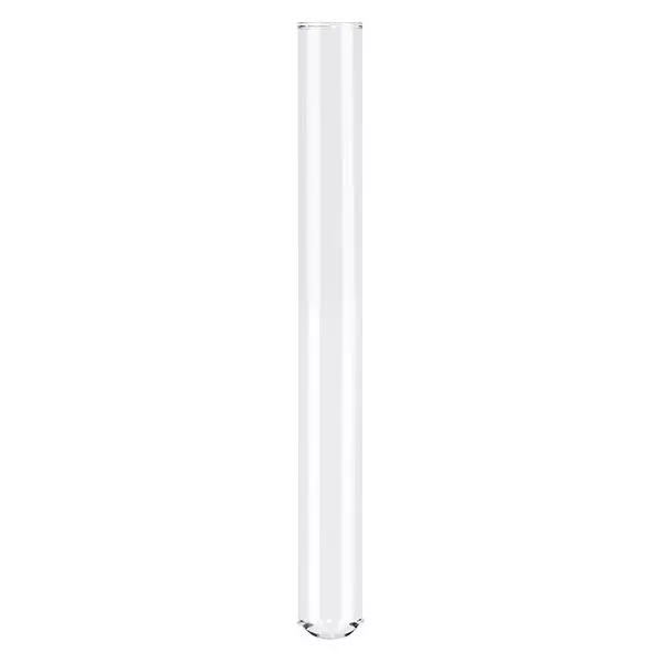 Reageerglas 160x16mm borosilicaatglas met afgeronde rand