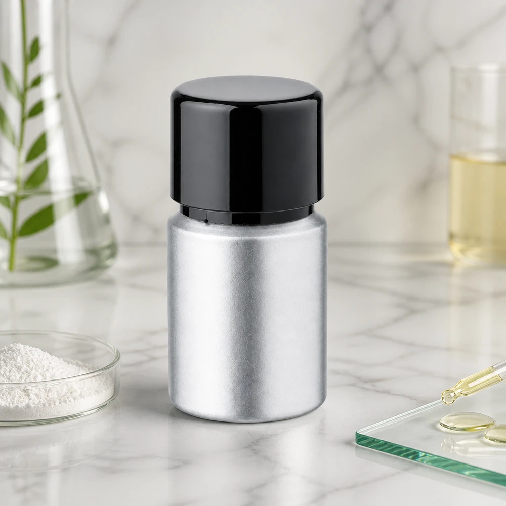 10ml aluminium flesje in elegant zilver - robuust klein flesje voor hoogwaardige ingrediënten