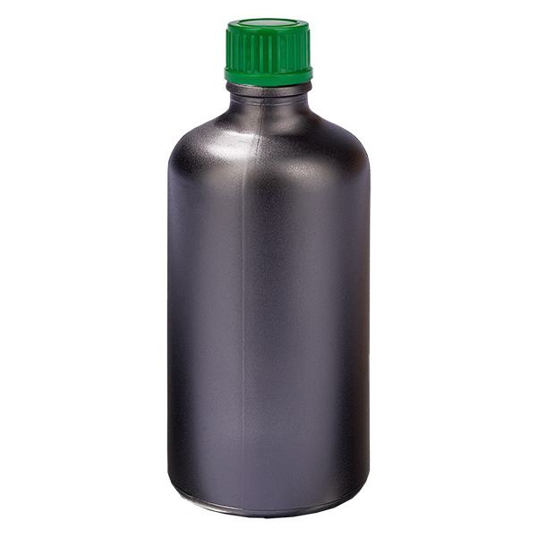 100ml fles 11mm SV groen STD BlackLine UT18/100 100ml fles 11mm SV groen STD BlackLine UT18/100