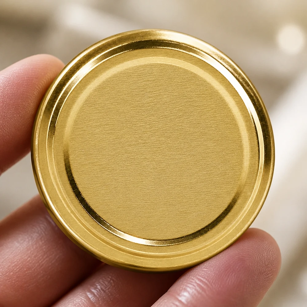 UNiTWIST TO82 gouden schroefdop met glanzend geborsteld oppervlak, BioSeal BPA-NI