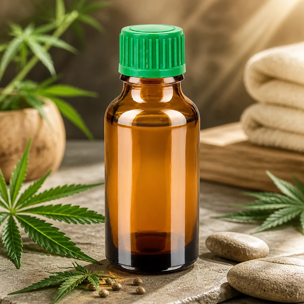 Compacte 20ml amberkleurige glazen fles met nauwkeurige dosering voor laboratorium- en huishoudelijk gebruik