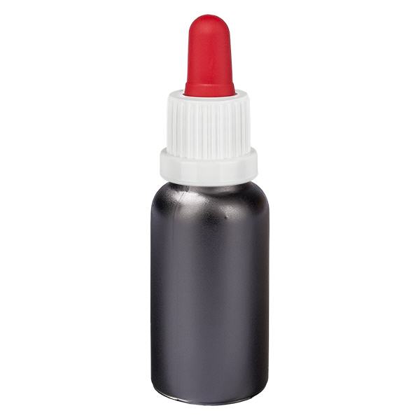 20ml pipetfles wit/rood OV BlackLine UT18/20 20ml pipetfles wit/rood OV BlackLine UT18/20