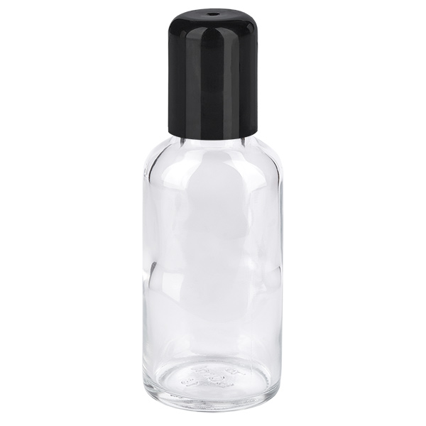 30ml flacon roll-on zwart STD ClearLine UT18/30 30ml flacon roll-on zwart STD ClearLine UT18/30