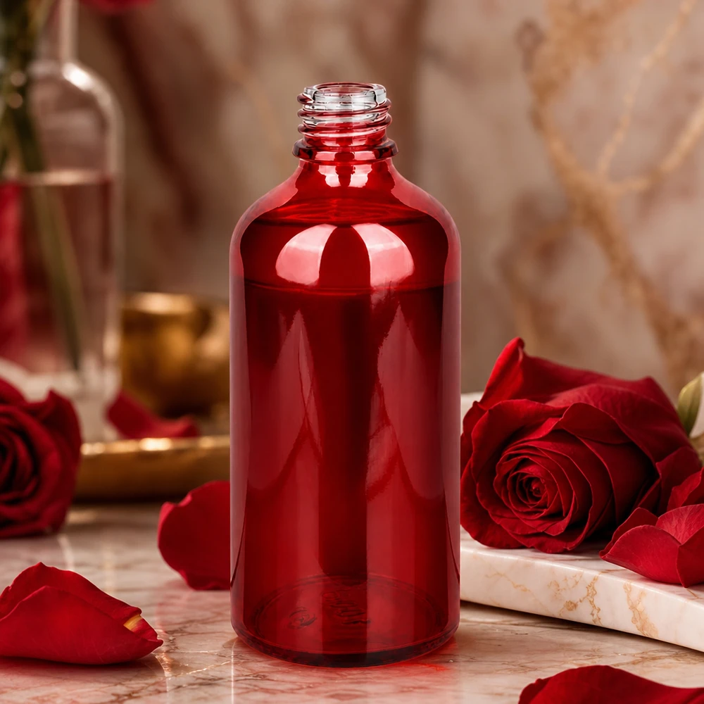Compacte RedLine fles van 100 ml met UT18 hals voor nauwkeurig doseren van vloeistoffen