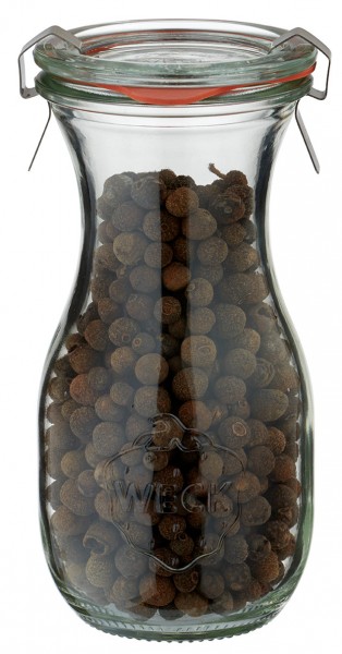 Idee voor een glazen kruidenpotje: Glazen WECK sapfles 290 ml Idee voor een glazen kruidenpotje: Glazen WECK sapfles 290 ml