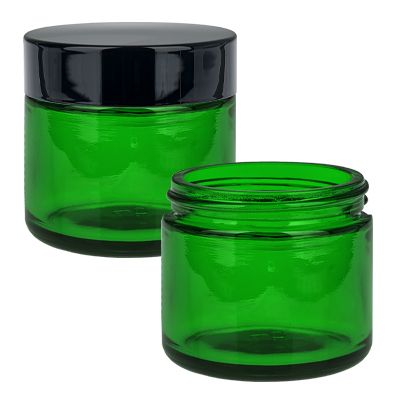 Glazen pot groen