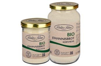 Biologische johannesbroodpitmeel