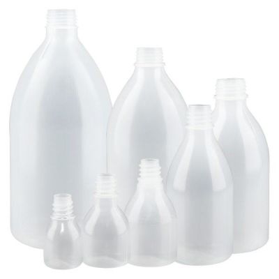 Laboratoriumflessen met smalle hals zonder sluiting