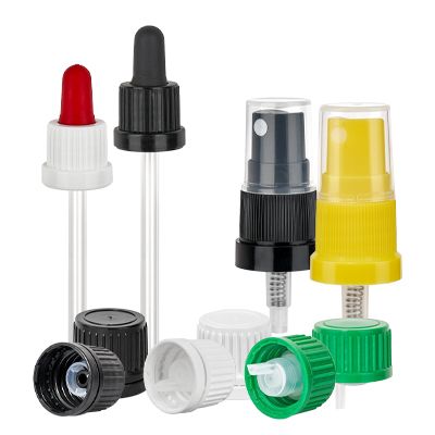 Doppen & pipetten voor apothekersflessen