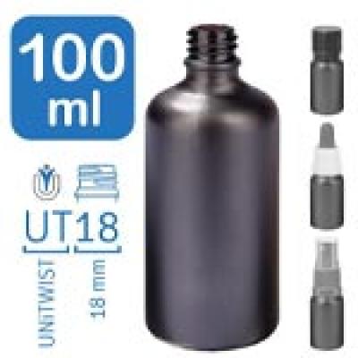 100ml BlackLine apothekersflacons UT18