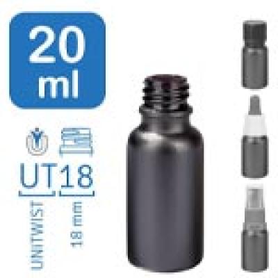 20ml BlackLine apothekersflessen UT18