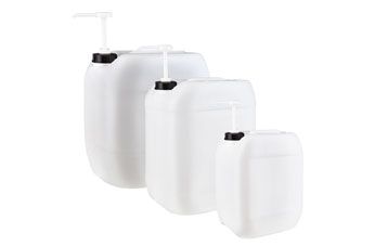 Jerrycan met doseerpomp