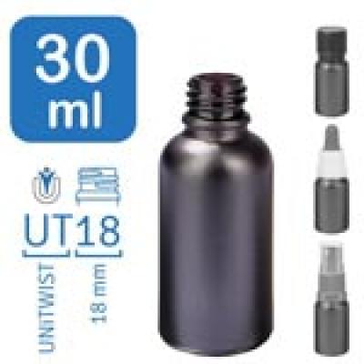 30ml BlackLine apothekersflessen UT18
