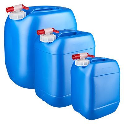 Jerrycan blauw met aftapkraan